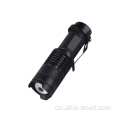 benutzerdefinierte 3W LED Mini Pocket Zoom Tactical Taschenlampe
